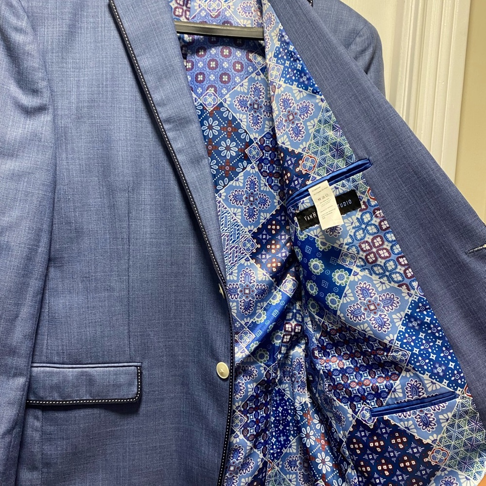 Mens Van-Heusen Blue Blazer
